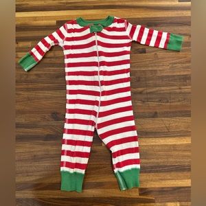 Hanna Andersson Christmas stripe pajamas - 9-12 months - 70 cm